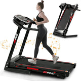 3.5HP 330 lb Weight Foldable Electric Running Walking Machine with Bluetooth/APP for Home, Fitness Jogging Exercise, Easy Installation and Space Saver for Home Office Gym
